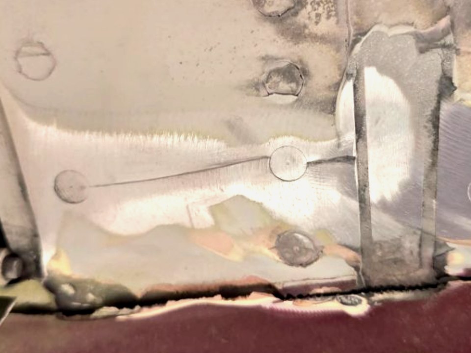 Crack found in a Piper Aerostar wing spar